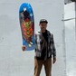 Krooked Barbee Trophy Skateboard Deck Blue 9.5"