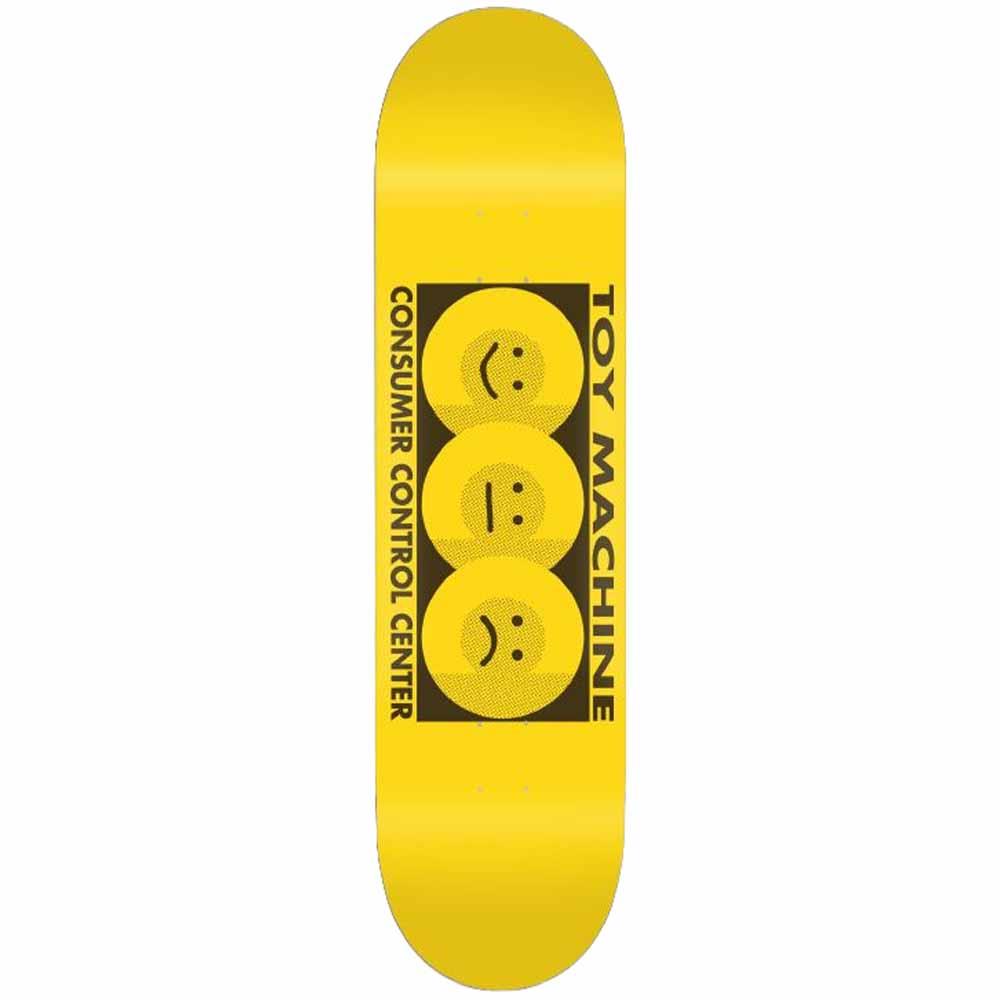Toy Machine CCC Skateboard Deck Yellow 8.5"