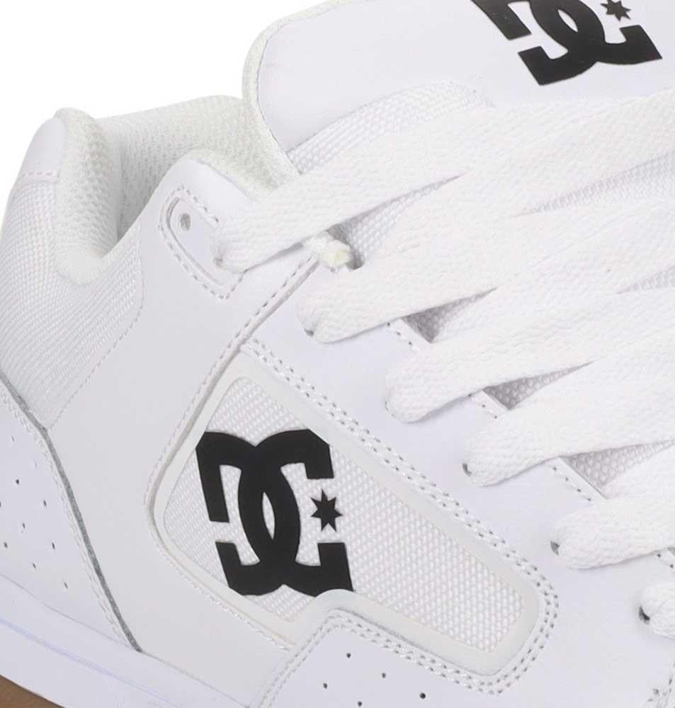 DC Coiler White Black Gum Skate Shoes