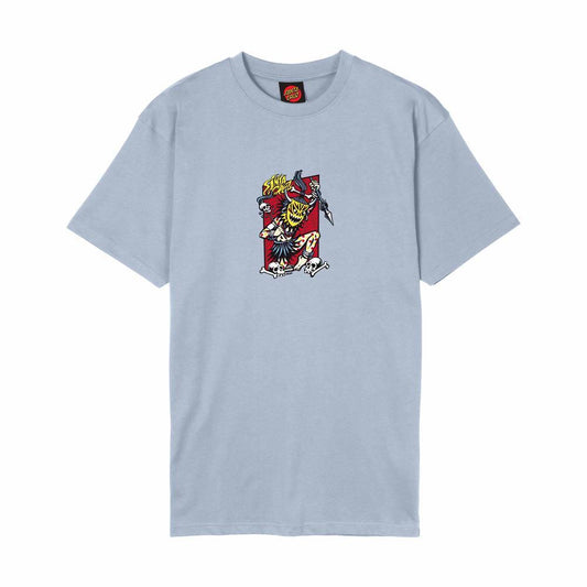 Santa Cruz Salba Voodoo Frame Front T-Shirt Fresh Blue