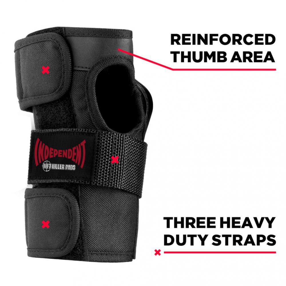 187 x Independent Killer Pads Jr. Six Pack Set Black