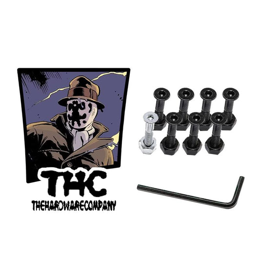 The Hardware Company THC LTD Rorshach 1"Allen Nuts And Bolts Silver