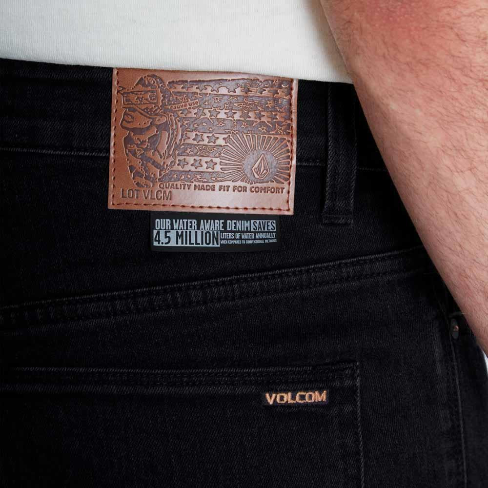 Volcom Solver Denim Jeans Black Out Fall 24