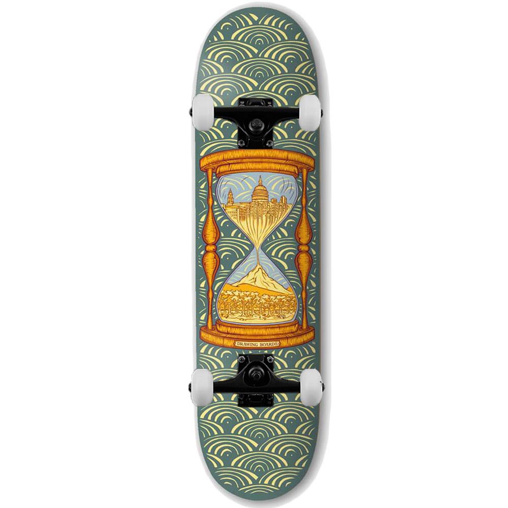 Drawing Boards Time Complete Skateboard 8.25"