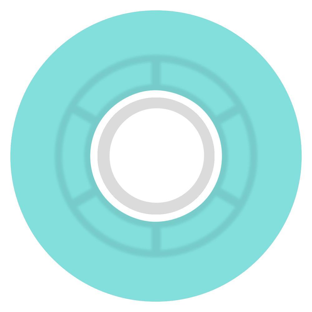 Ricta Skateboard Wheels Clouds Transparent 78a Aqua White 57mm