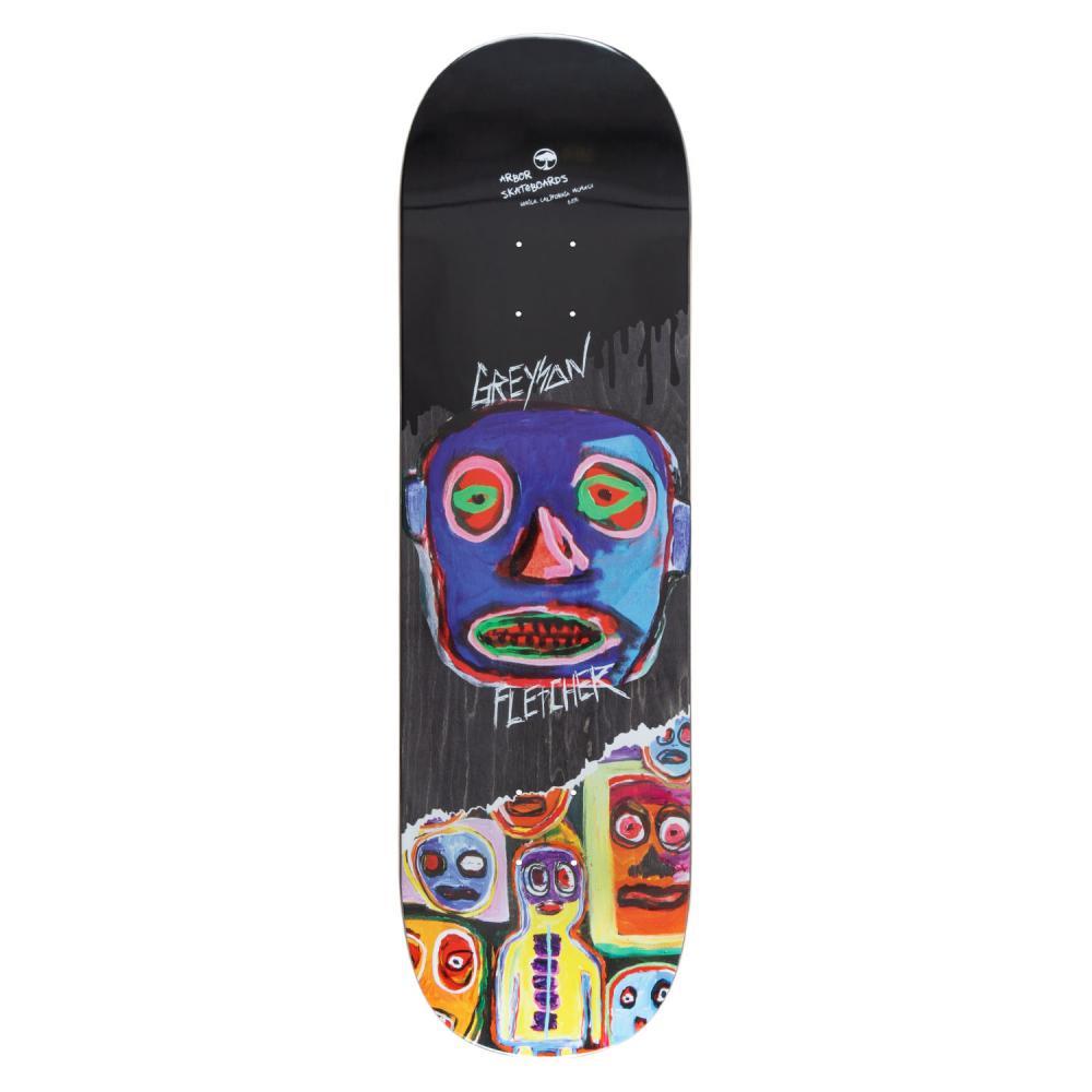 Arbor Greyson 8.875 Faces Multi Skateboard Deck 8.875"