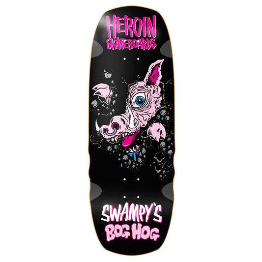 Heroin Skateboards Swampys Bog Hog Skateboard Deck 10.75”