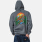 Santa Cruz Hooded Sweatshirt Kendall End Of The Dot Storm Grey