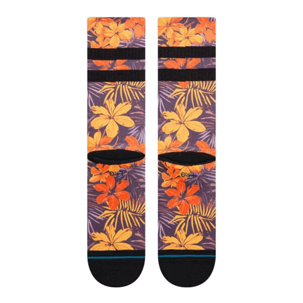 Stance Poipu Crew Socks Orange Large Uk7-11