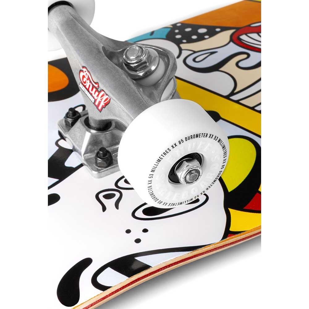 Enuff Meltworld Confused Complete Skateboard Super Soft 85A Wheels 7.75"