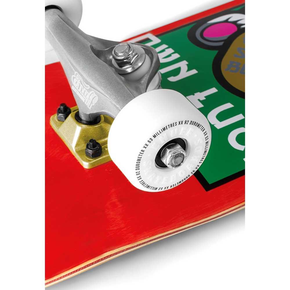 Enuff Lucky Cat Complete Skateboard 92A Medium Wheels Red 8"