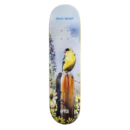 April Skateboards Ronnie Kessner 'Goldfinch' Skateboard Deck 8"