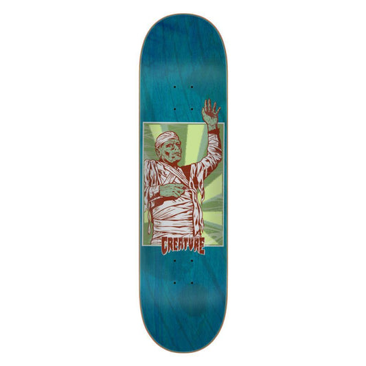 Creature Skateboard Deck Mummy 2 Teal 8.25"