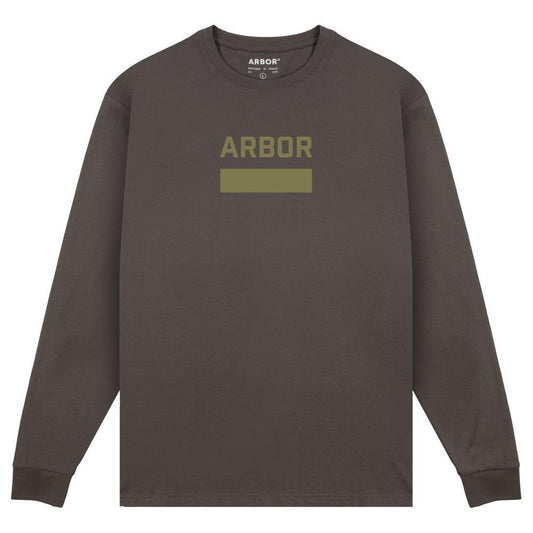 Arbor Skateboards Surplus Long Sleeve T-Shirt Faded Black