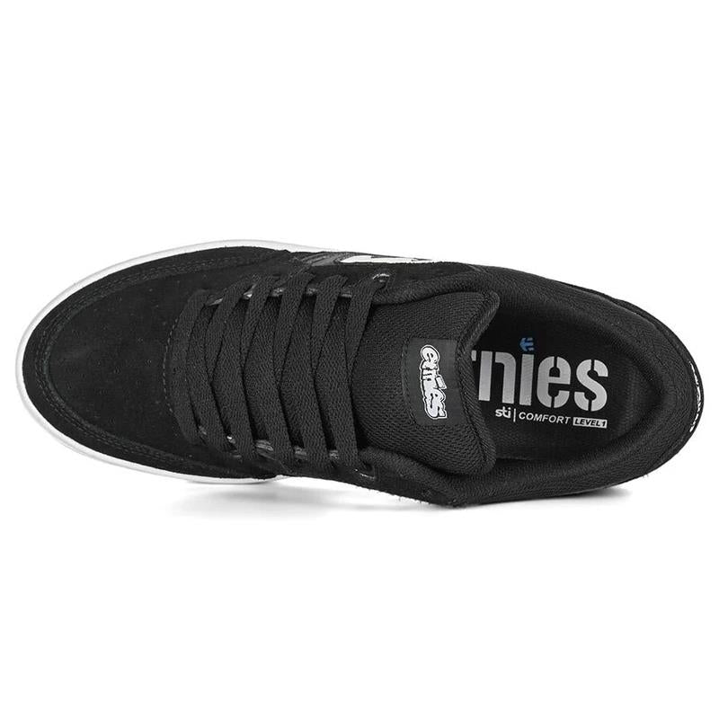 Etnies Loot Black White Skate Shoes