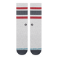 Stance Boyd Pop Stitch Crew Socks Heather Grey Large Uk7-11