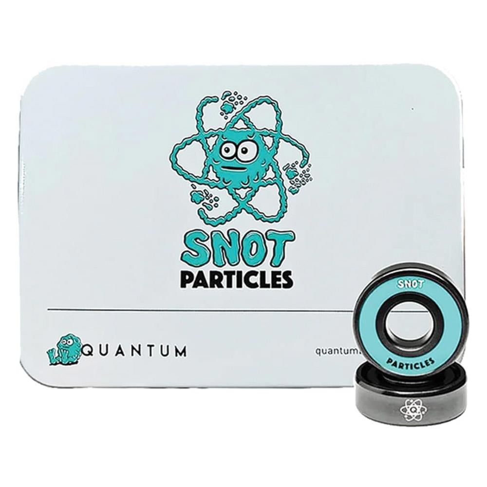 Quantum Bearings x SNOT Particles Metallics Skateboard Bearings 8 Pack