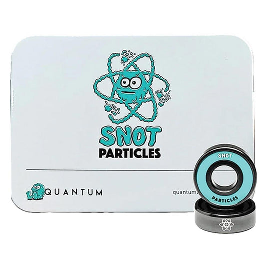 Quantum Bearings x SNOT Particles Metallics Skateboard Bearings 8 Pack