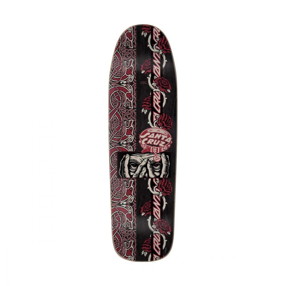Santa Cruz Shaped Deck Dressen Evo Pro Black Red 9.3"