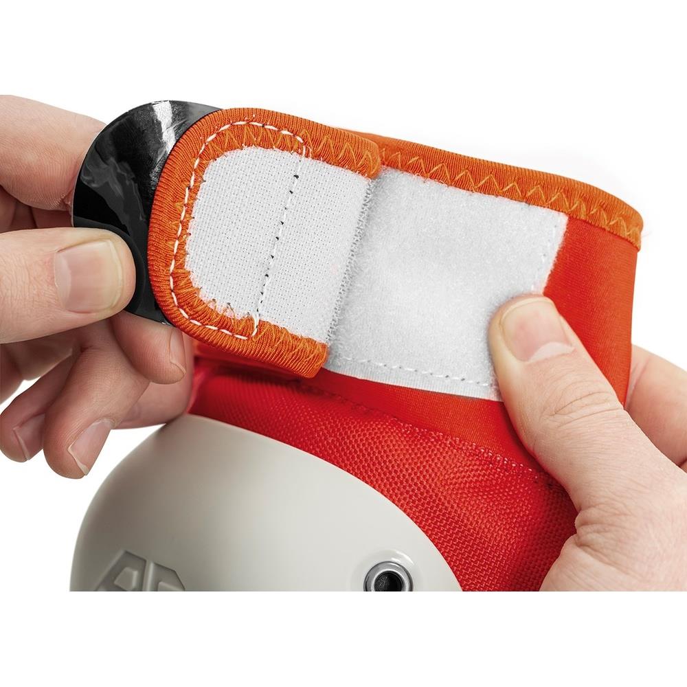 REKD Shield Triple Padset Knee Elbow Wrist Fade Orange Green
