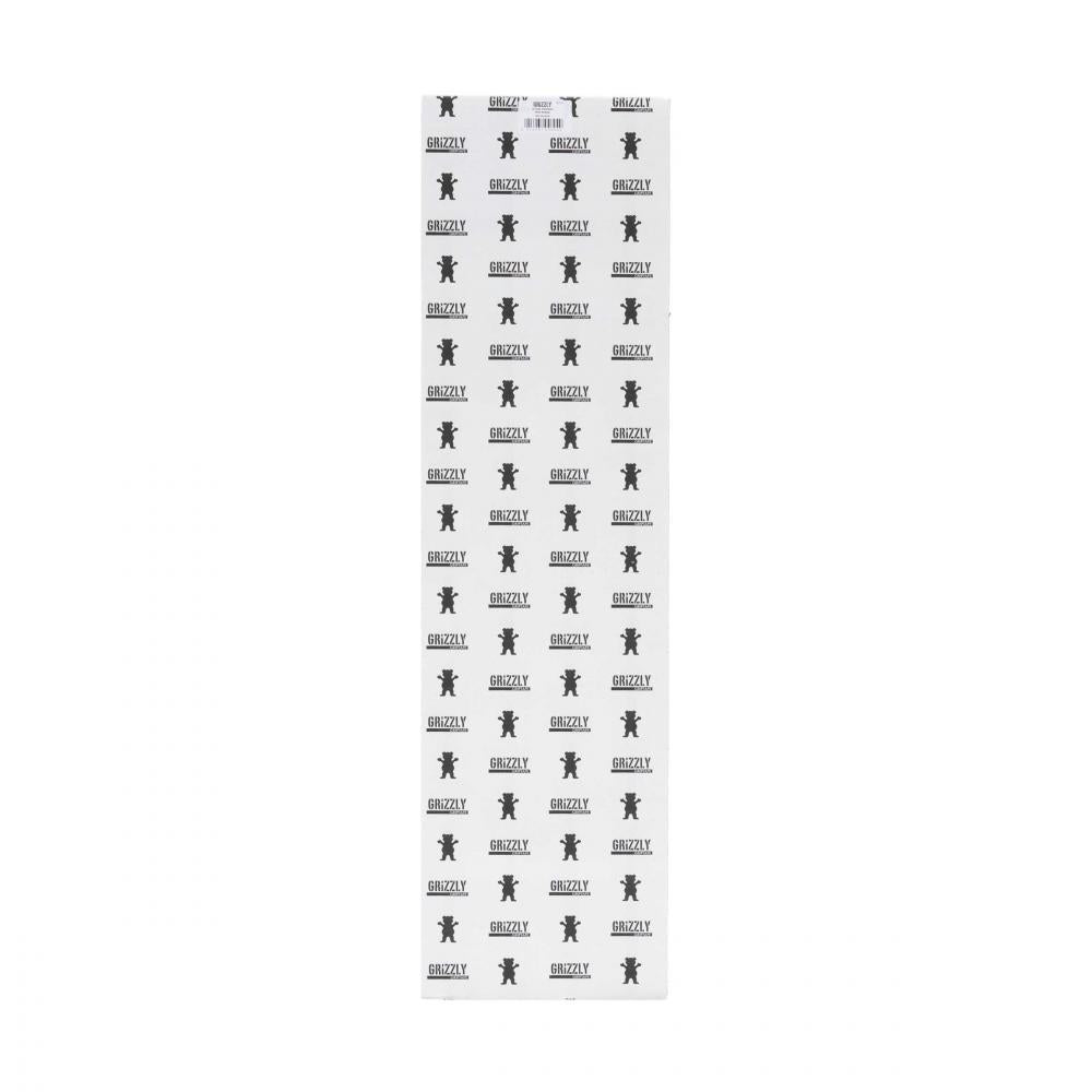 Grizzly Goofy Bear Cutout Clear Griptape Sheet 10"