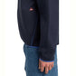 Element Sahtu Rain Zip Up Hooded Sweatshirt Eclipse Navy