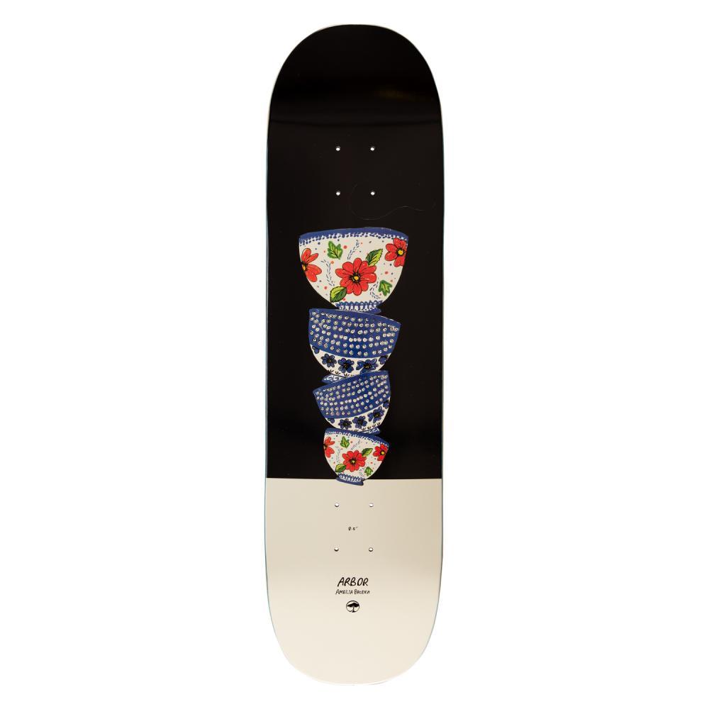 Arbor Skateboard Deck Amelia 8.5 Ceramika Multi Colour 8.5"