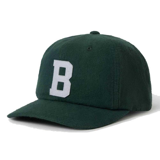 Brixton Big B Snapback Cap Flannel Deep Forest One Size