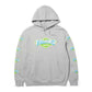 HUF x Thrasher Logo Pullover Hooded Sweatshirt Heather Grey