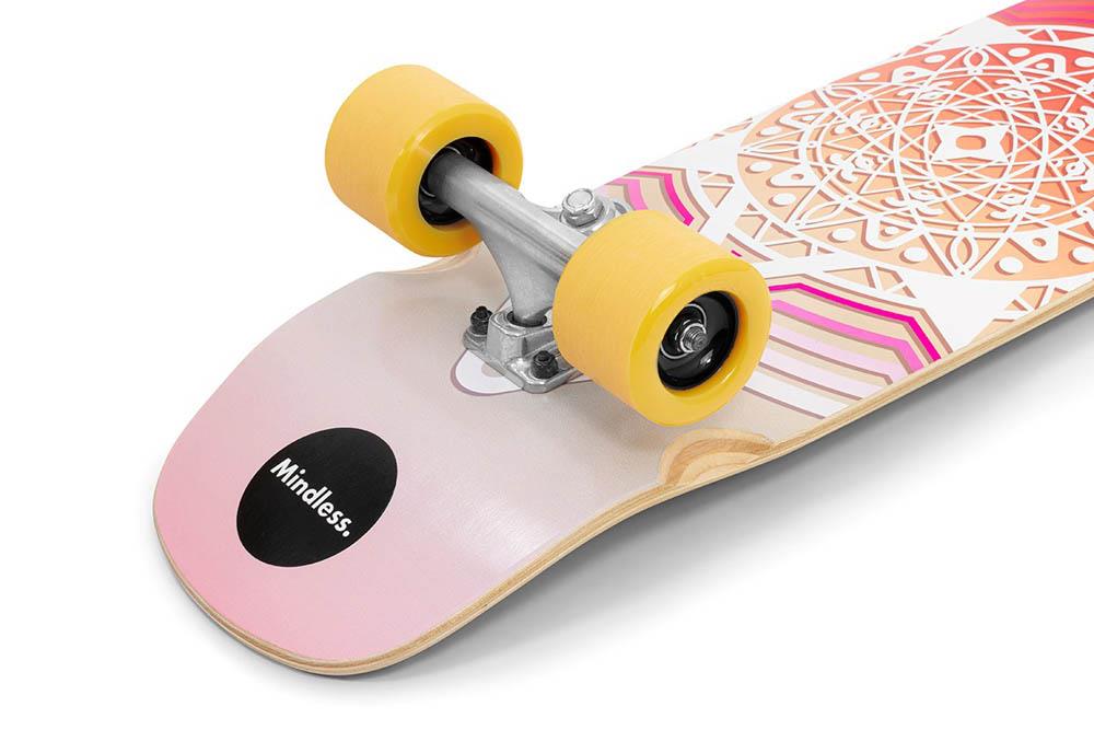Mindless Drifter Complete Cruiser Skateboard Orange 28 x 8''