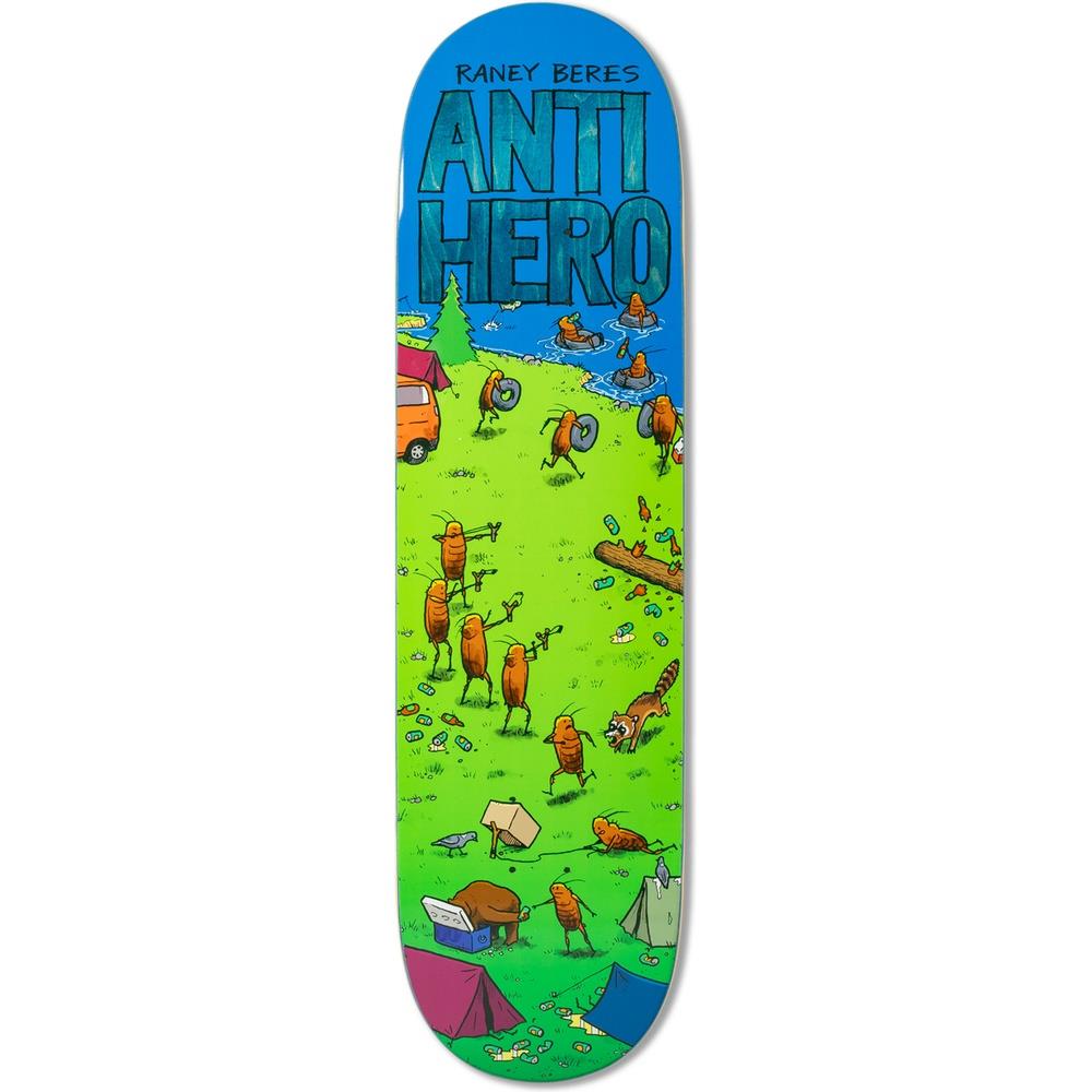 Anti Hero Raney Roached Out 2 Skateboard Deck Green 8.62"