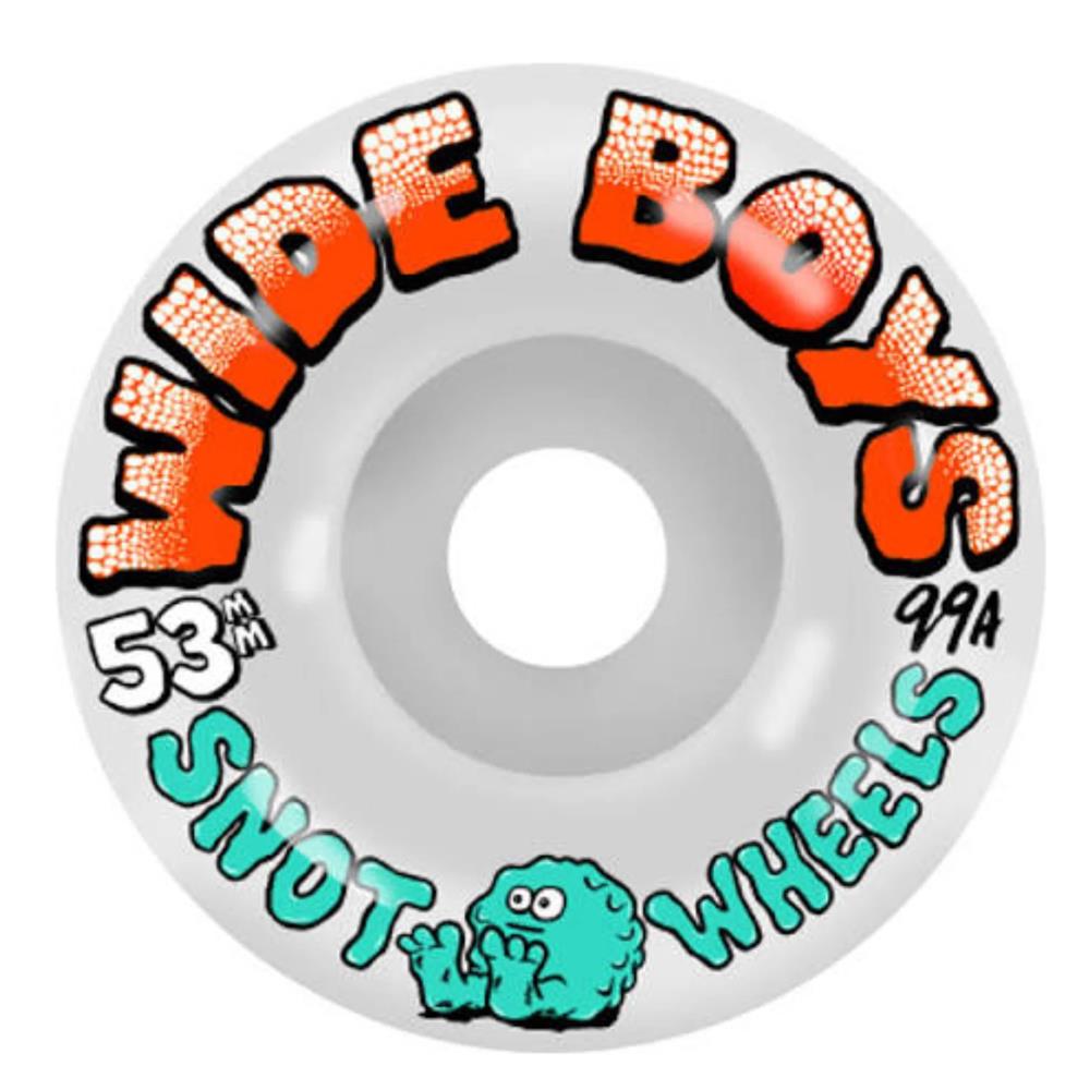 Snot Wheels Wide Boys 99a Glow In The Dark Skateboard Wheels 53mm