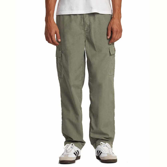 RVCA Mill Cargo Pants Trousers Jade Green