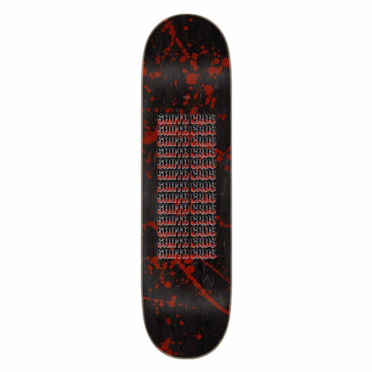 Santa Cruz Skateboard Deck Pace Chainsaw Pro Black/Red/Grey 8.25"