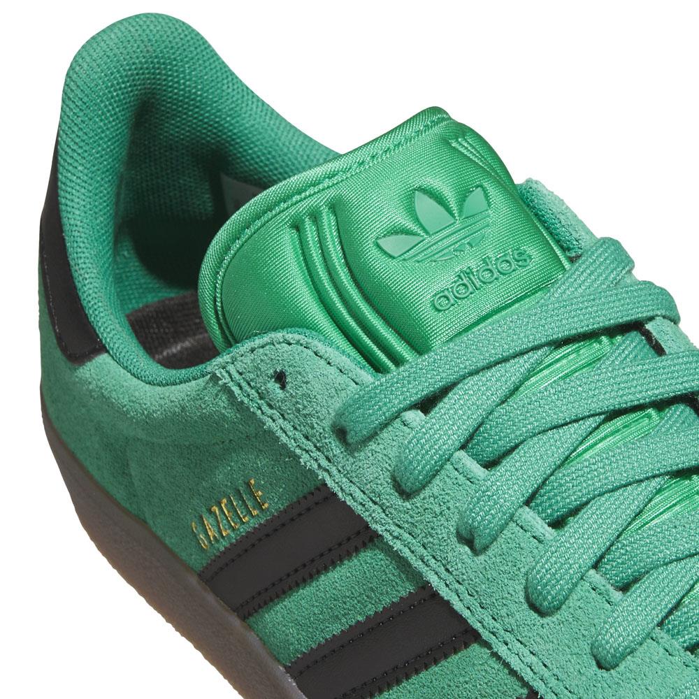 Adidas Gazelle ADV Skate Shoes Court Green Core Black Gum