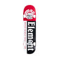 Element Factory Complete Skateboard Section Red Black White 7.75"