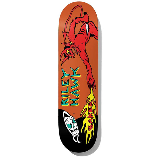 Baker Riley Hawk Evil Vs. Evil Skateboard Deck 8.5"