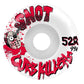 Snot Wheels Curb Killer Conical Skateboard Wheels White 52mm 99a