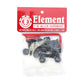 Element Skateboards 7/8" Allen Hardware Skateboard Bolts 8 Black 1 Red