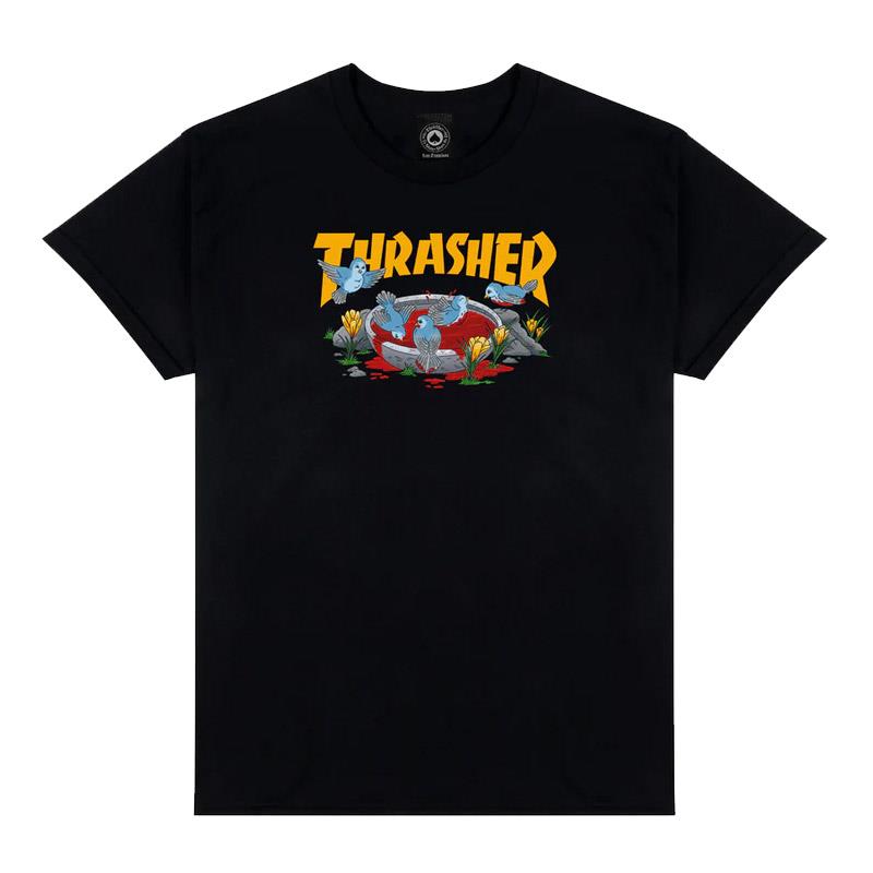 Thrasher Magazine T-Shirt Blood Bath Black