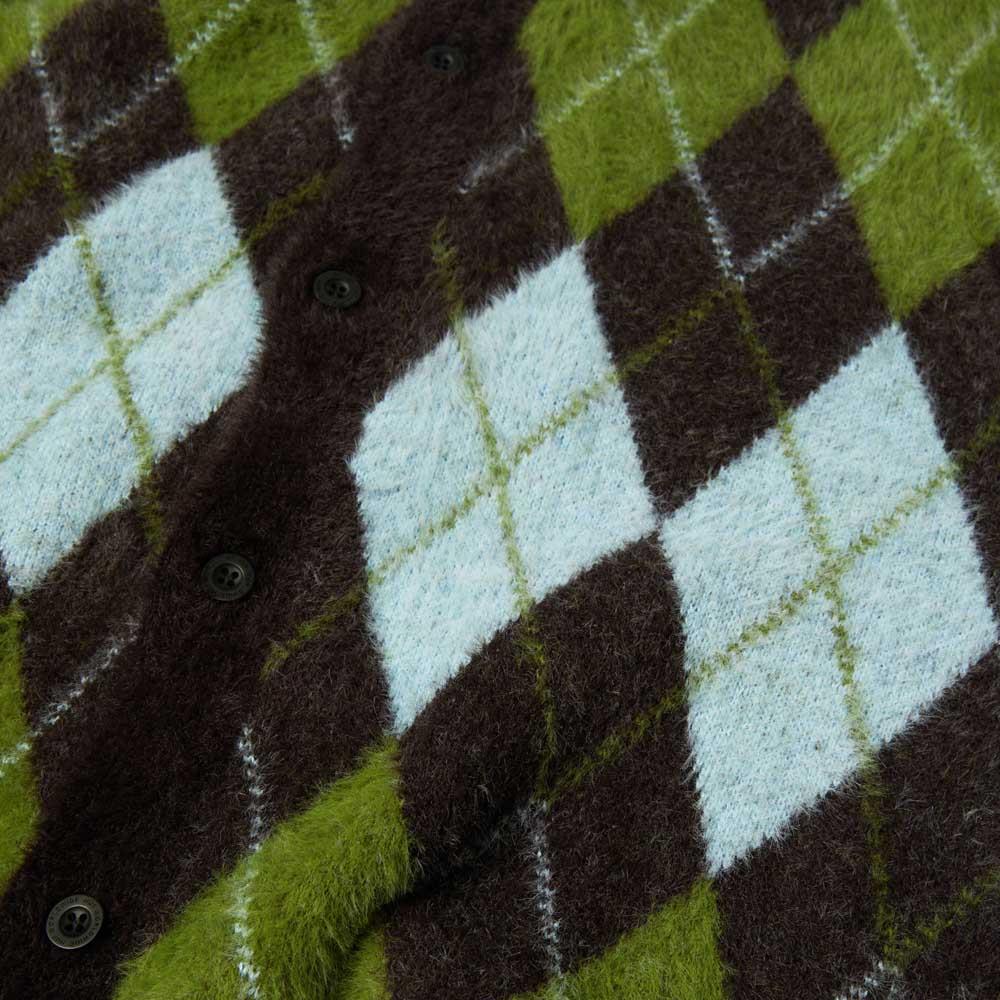 Huf Cooper Mohair Sweater Dark Brown