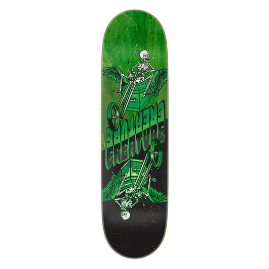 Creature Skateboard Deck Fiend Twins Black/Green 8.6"