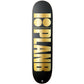 Plan B Og Gold Skateboard Deck 8.25"