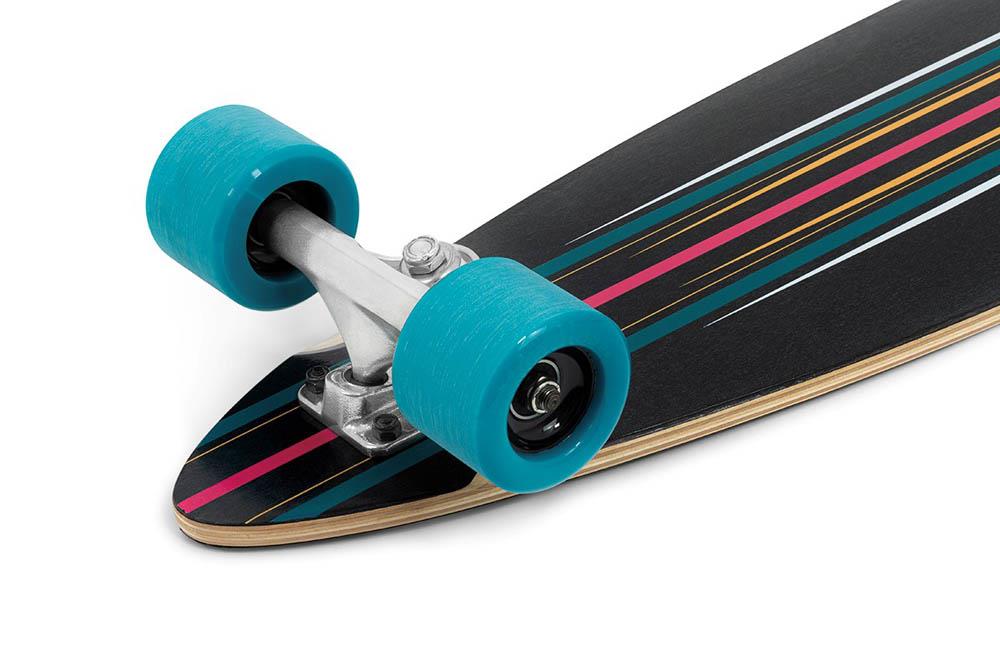 Mindless Nomad Complete Pintail Longboard Skateboard Black 44 x 9''