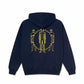 Polar Skateboards Anyone Out There Dave Hooded Sweatshirt New Navy