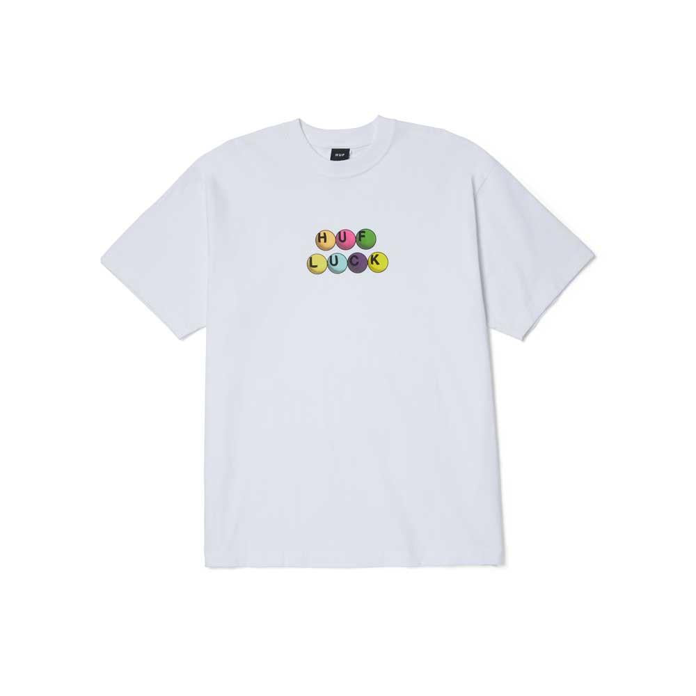 Huf Lucky Short Sleeve T-Shirt White