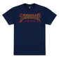 Thrasher Cracked By ExTeenager T-Shirt Navy