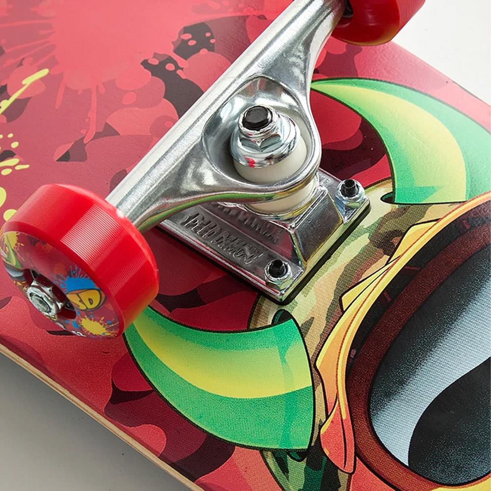 Speed Demons Paintballer Factory Complete Skateboard Red Camo 7.5''