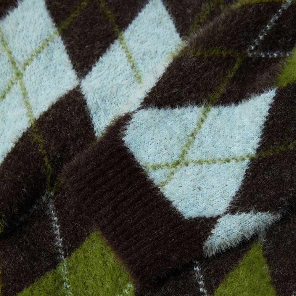 Huf Cooper Mohair Sweater Dark Brown