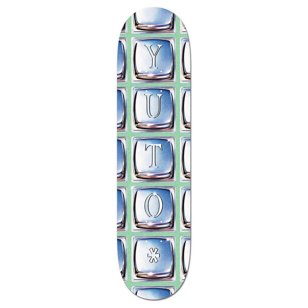 April Skateboards Yuto Horigome 'Dialled' Seafoam Skateboard Deck 7.5"